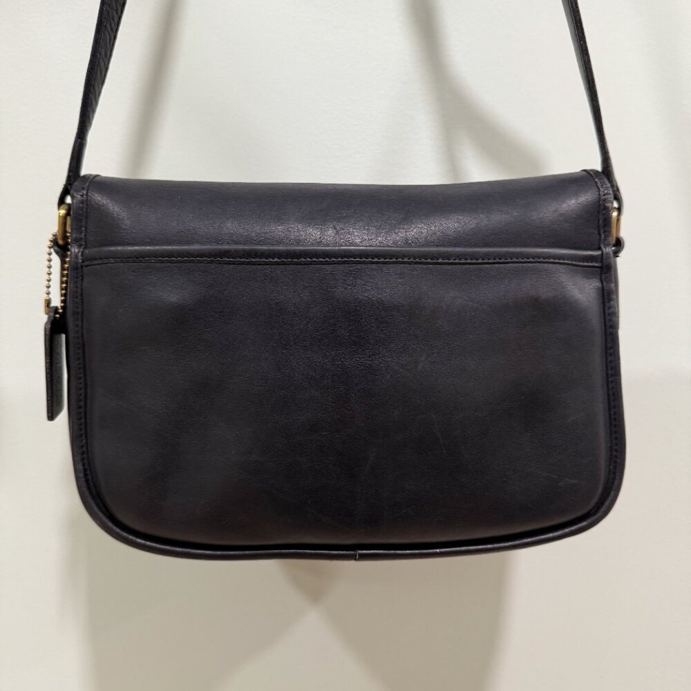 Coach Classic Vintage Y2K City Bag Black Leather Crossbody Handbag 9790 EUC - Picture 11 of 12
